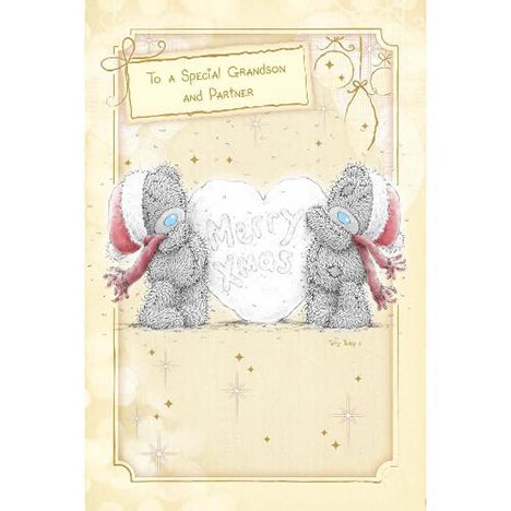 Grandson & Partner Me to You Bear Christmas Card £2.40